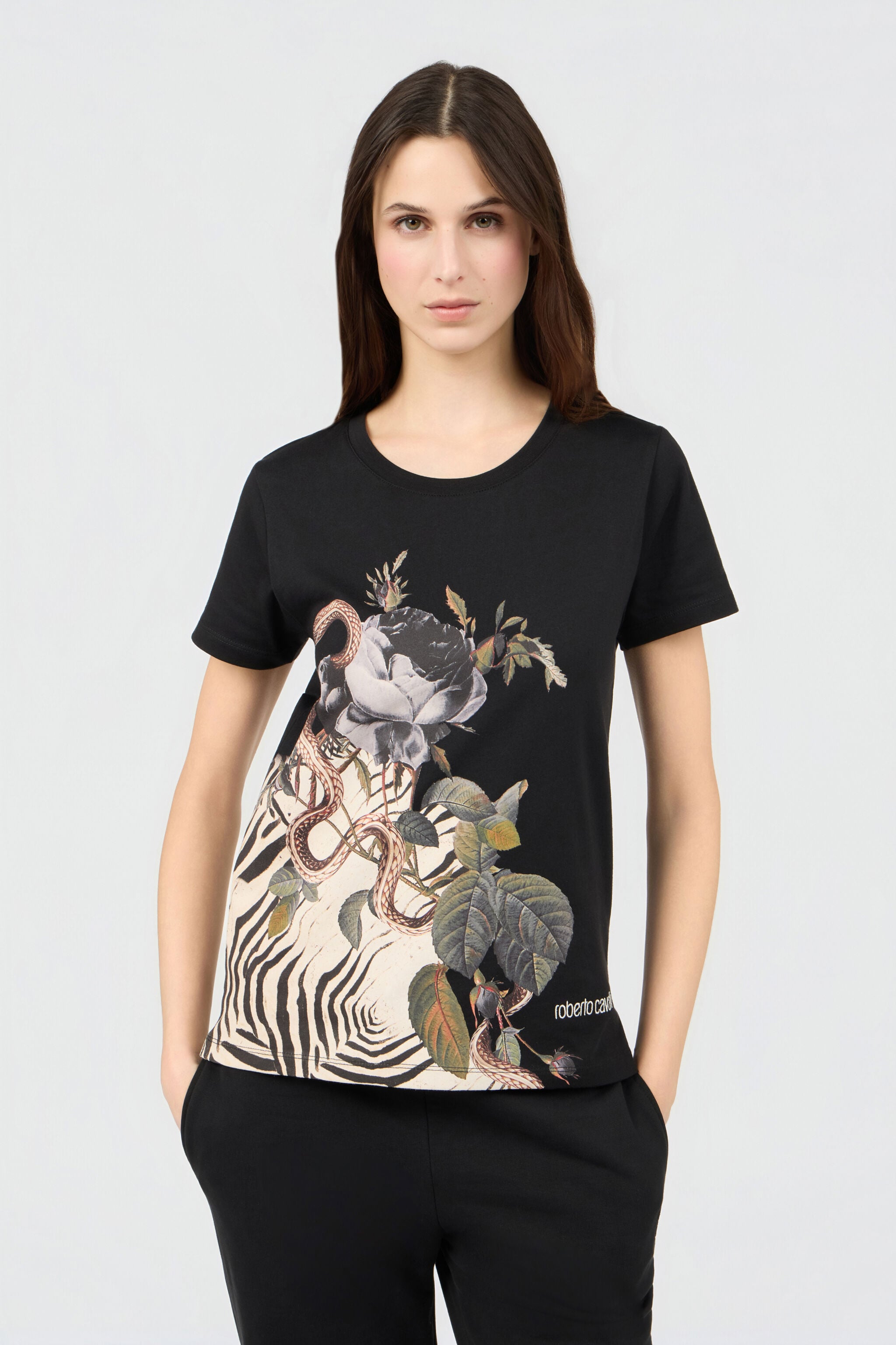 RC Camiseta Con Estampado Jewellery Foulard RC Camiseta Con Estampado Jewellery Foulard BLACK SOT60J-JD003