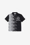 JU Tiger Skin Polo-Shirt With RC Monogram And Logo Black UJT64A-JD001