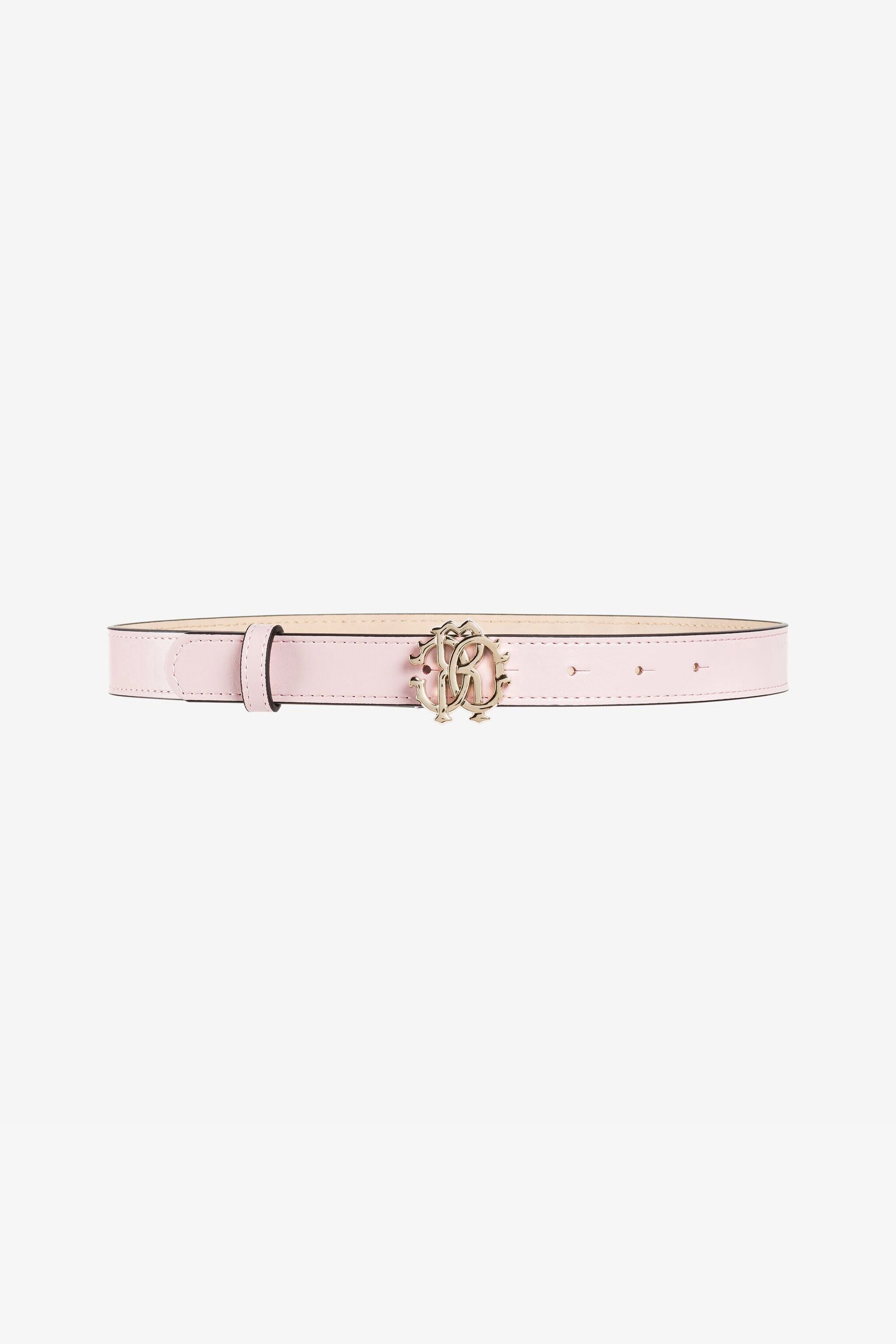 JU RC Monogram Belt JU RC Monogram Belt Pink QJC002-FT226