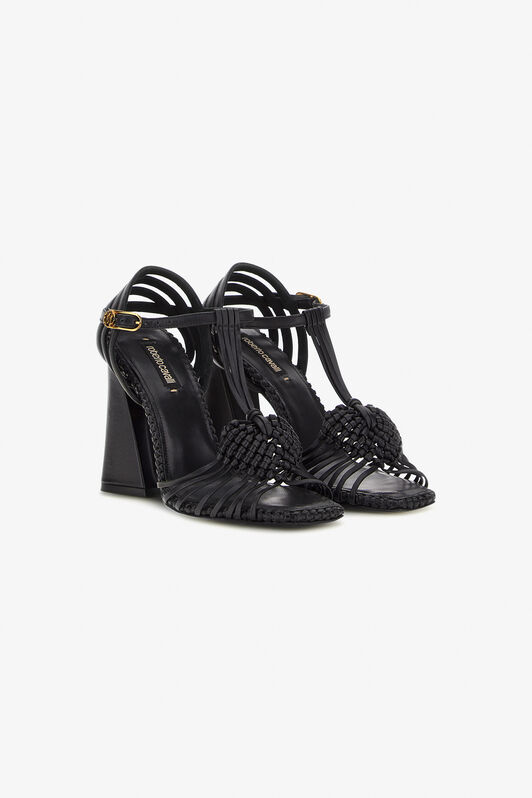 RC Sandals with weaves Black SWS012-PZ899
