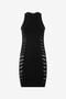 RC Dress with Perforated Zebra Pattern RC Dress with Perforated Zebra Pattern Black UKT166-MA001