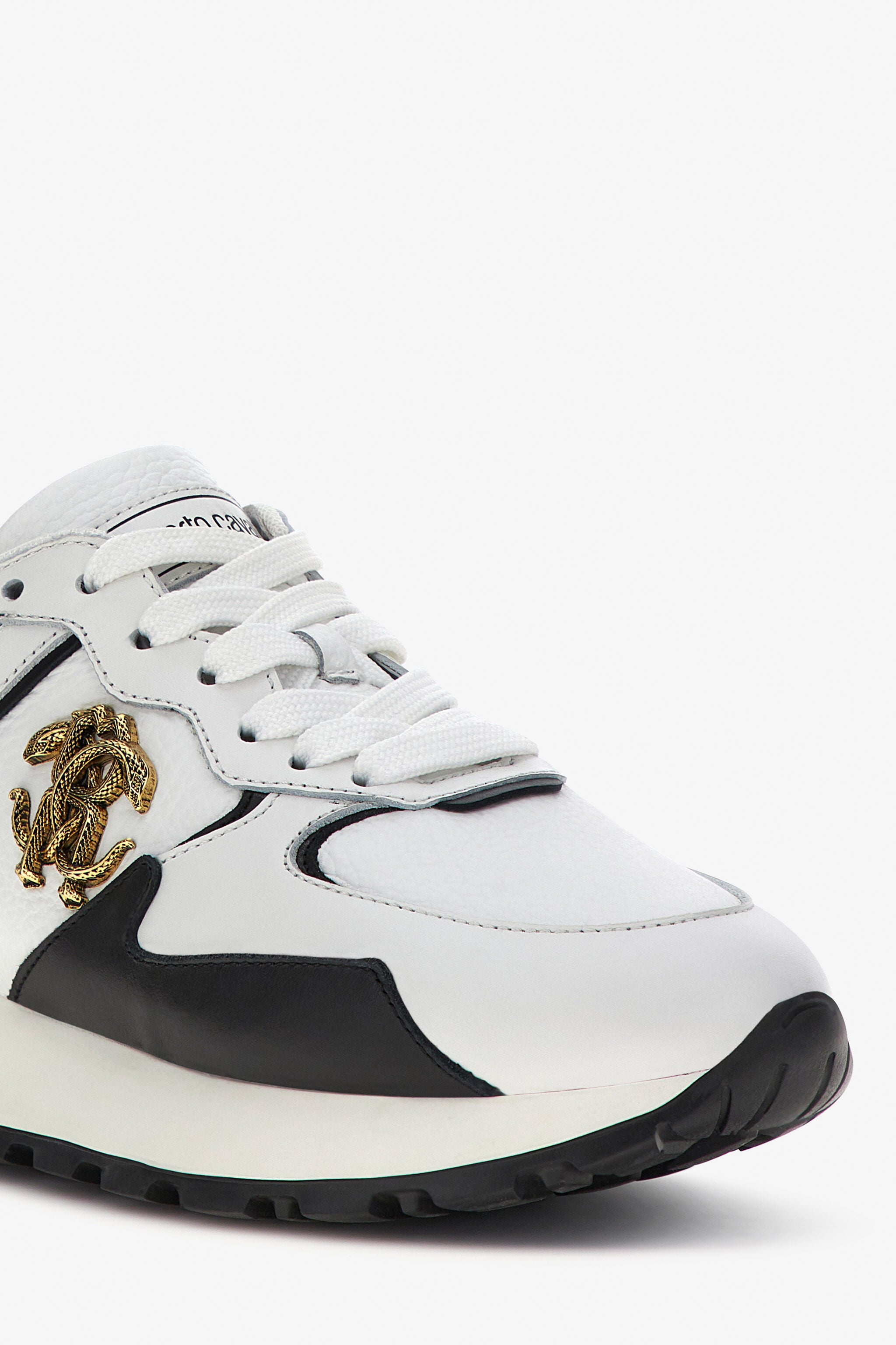 RC Sneakers with Monogram Mirror Snake RC Sneakers with Monogram Mirror Snake Schwarz/Weiß RKS048-PZB33