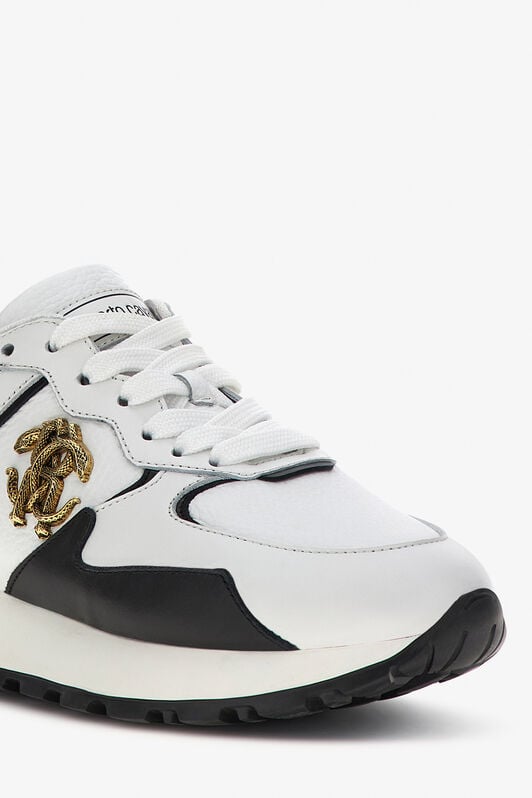 RC Sneakers with Monogram Mirror Snake RC Sneakers with Monogram Mirror Snake Schwarz/Weiß RKS048-PZB33