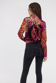 JC Just Cavalli shirt Fuchsia SFT103-SF948