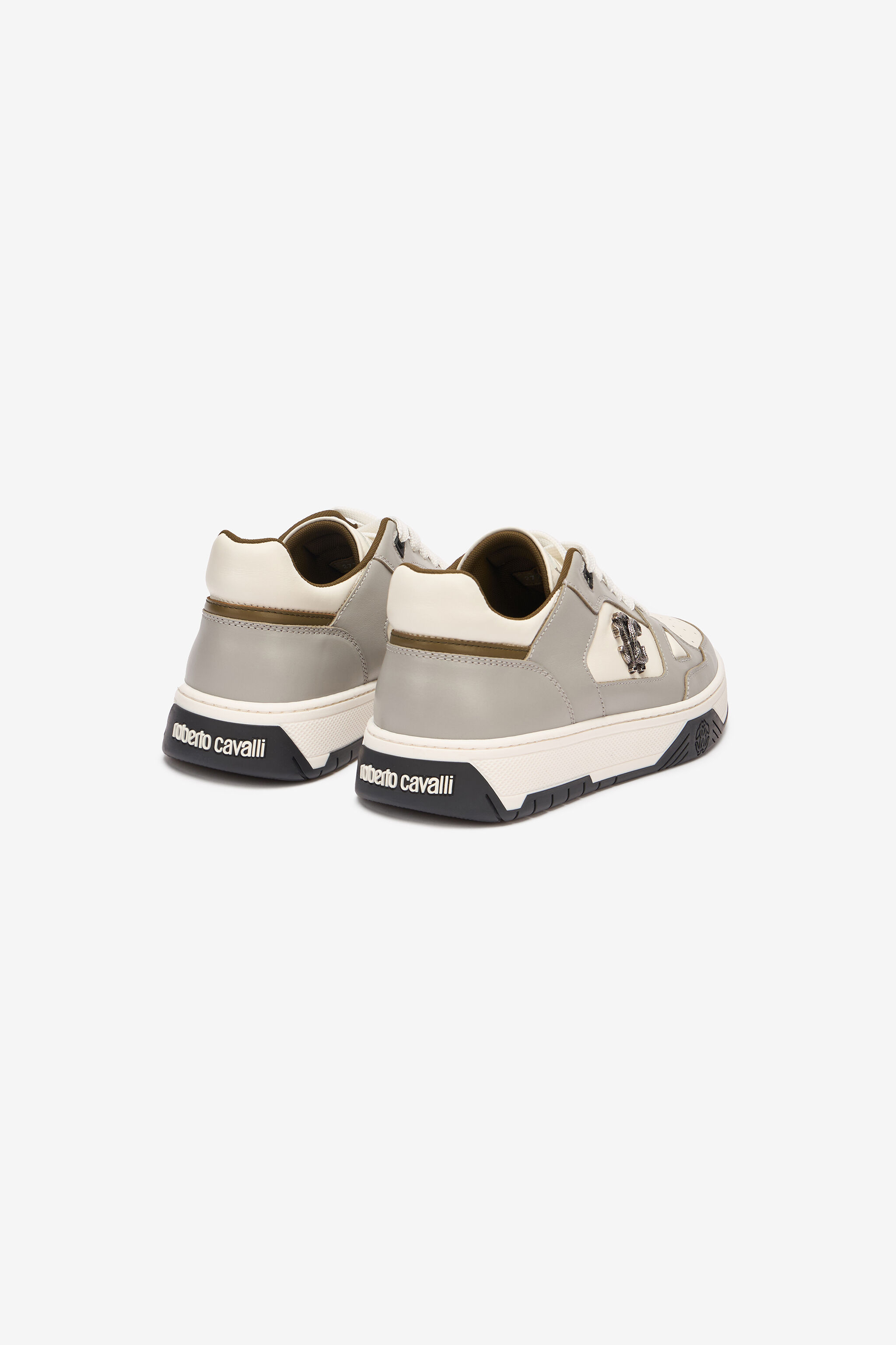 RC Sneakers With Mirror Snake Monogram GRIGIO/NERO SRS044-PZA90