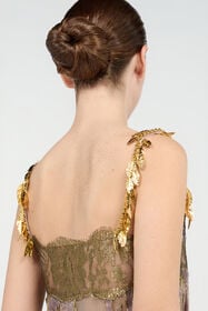 RC Minivestido Nude Con Motivo Floral NUDE VWT144-FC007