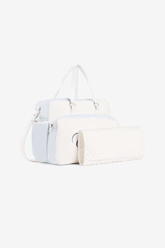 JU Wickeltasche mit Logo-Print JU Wickeltasche mit Logo-Print Hellblau PJB007-JD025