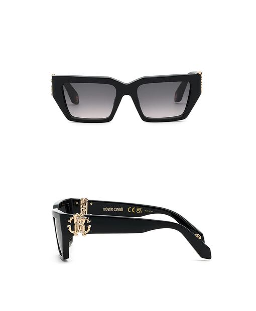 Sunglasses Roberto Cavalli - Snake Collection | SHINY BLACK | Women ...