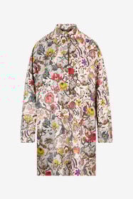 ${brand} Abito a Camicia in Seta con Stampa Florentine Flowers ${colorDescription} ${masterID}