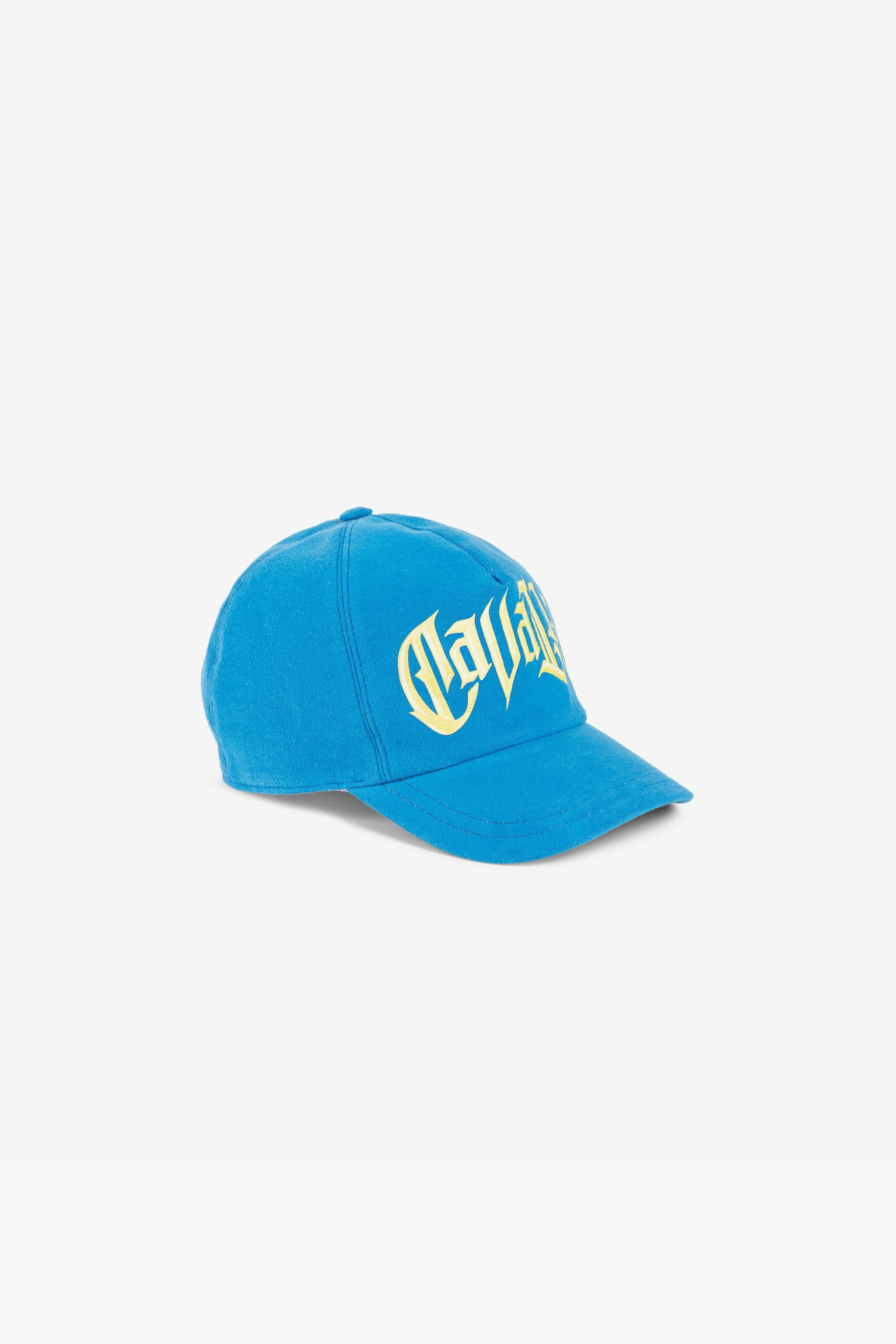 JU Logo-print baseball cap Light Blue QJZ014-CE035