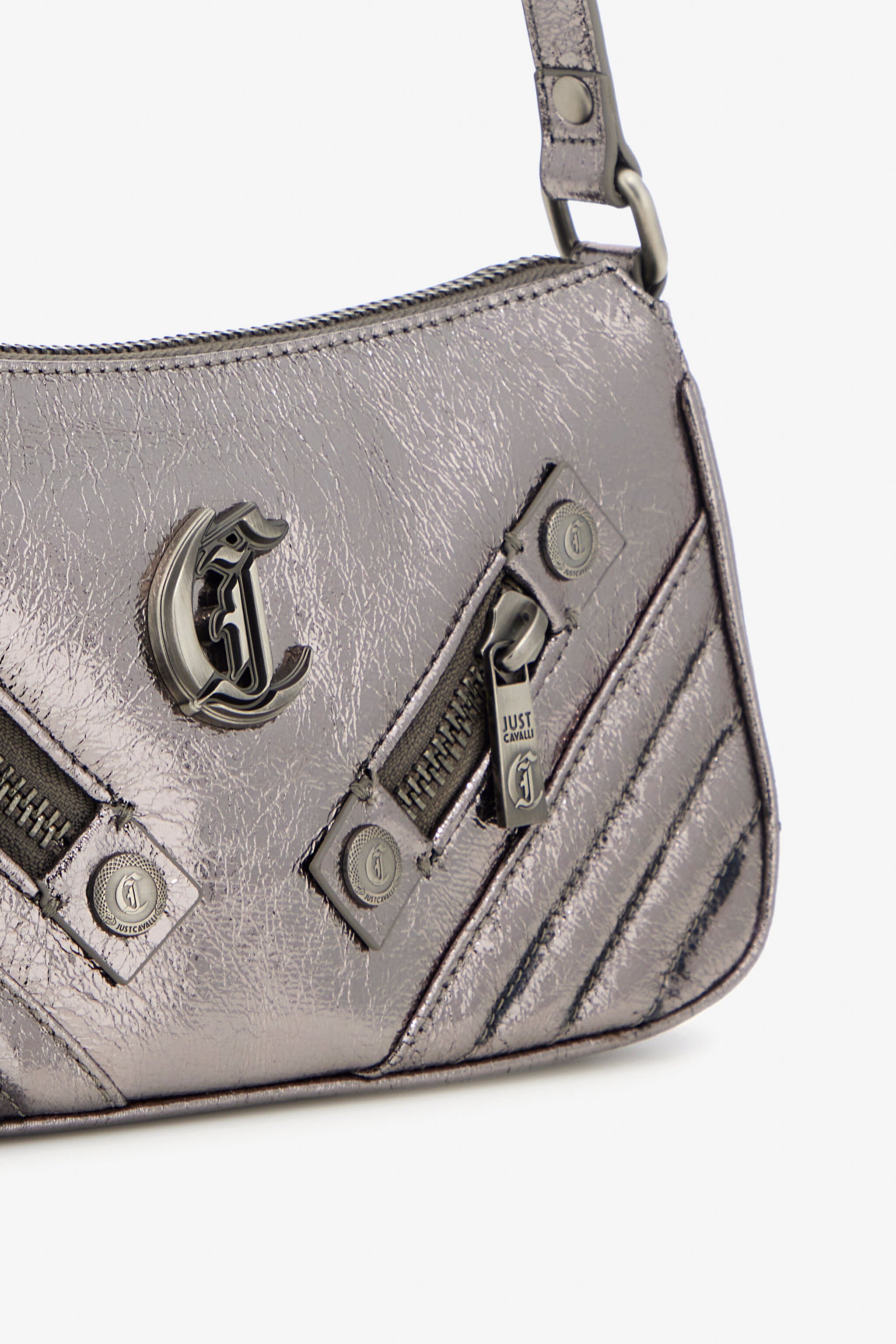 JC Borsa a spalla Just Cavalli Argento TFB110-TF475