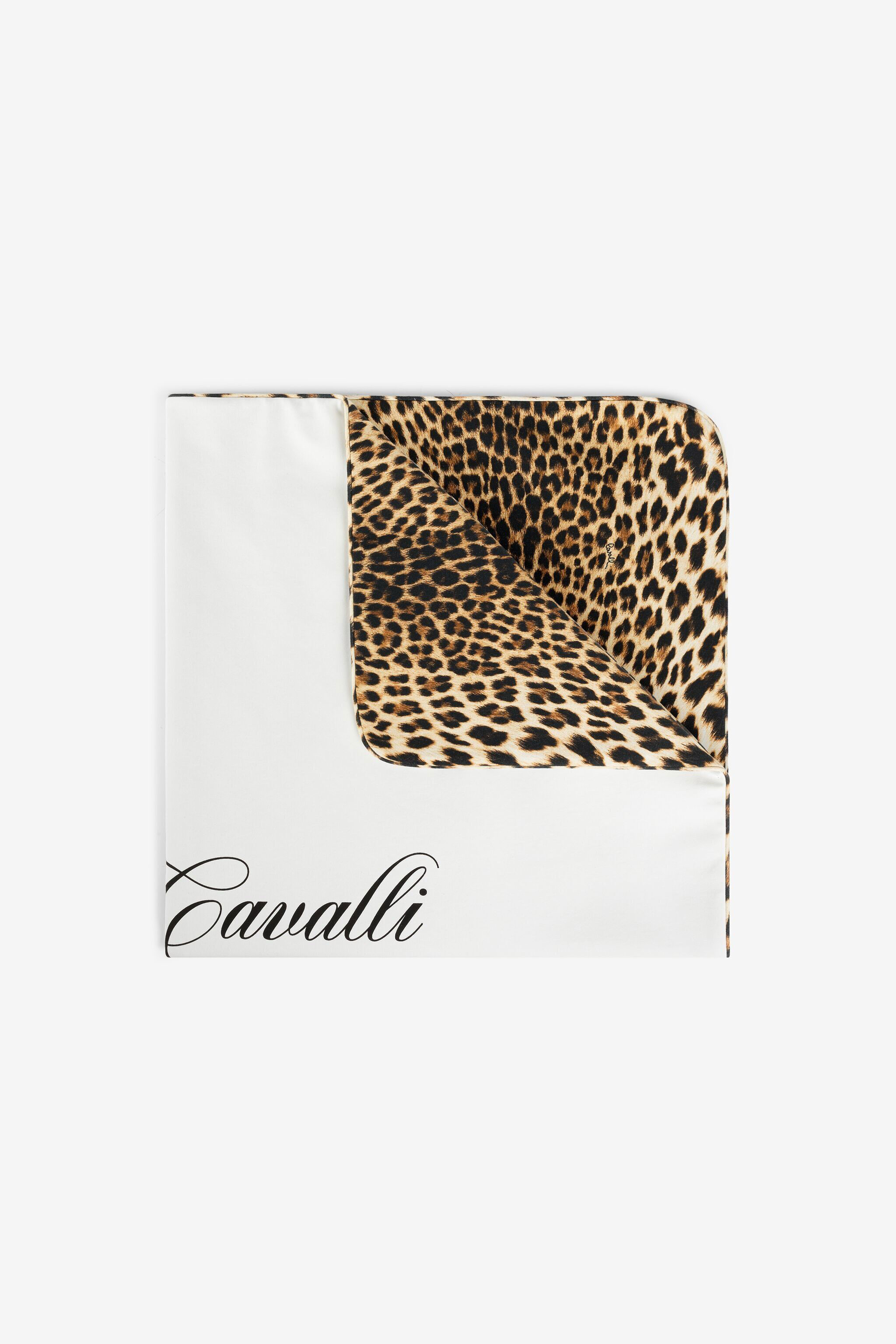 JU Logo And Leopard-Print Baby Blanket NATURALE OJT806-ISA2J