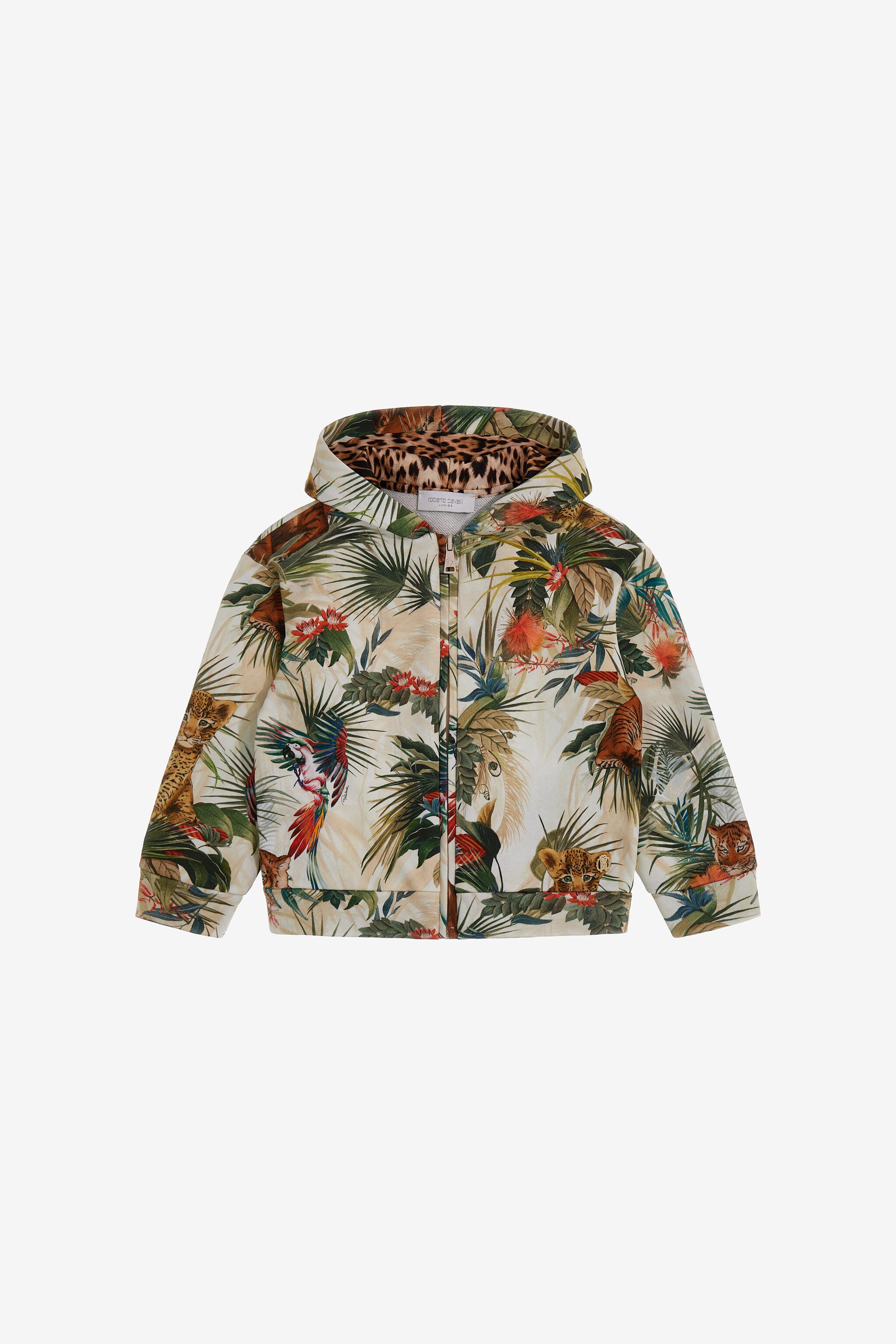 JU Printed sweatshirt Vert SJT933-5OI96