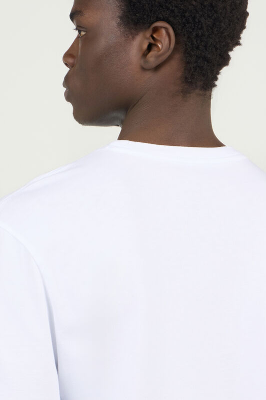 RC White T-shirt With Embroidered Logo WHITE SOT60D-JD001