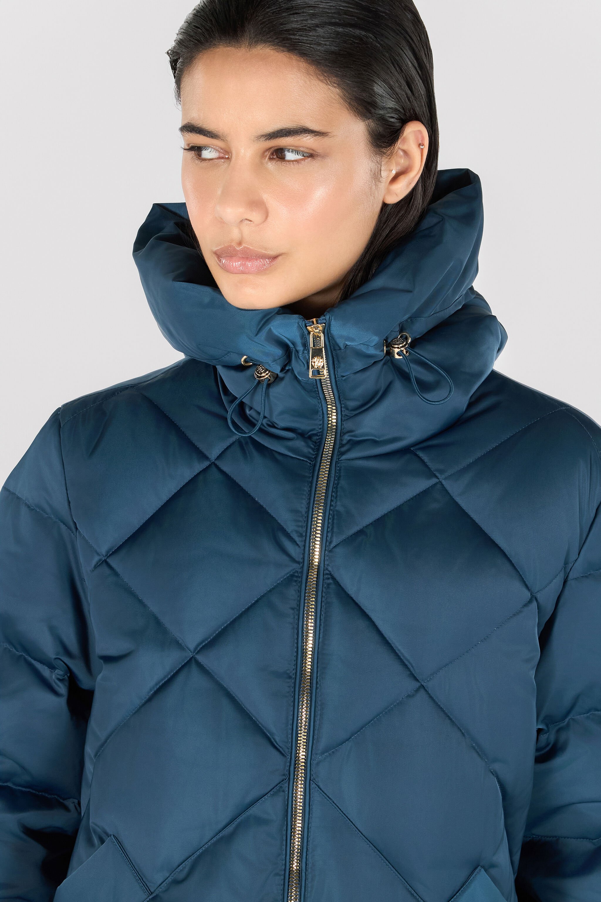 RC Chaqueta Acolchada Azul TEAL OOT40J-SBO03