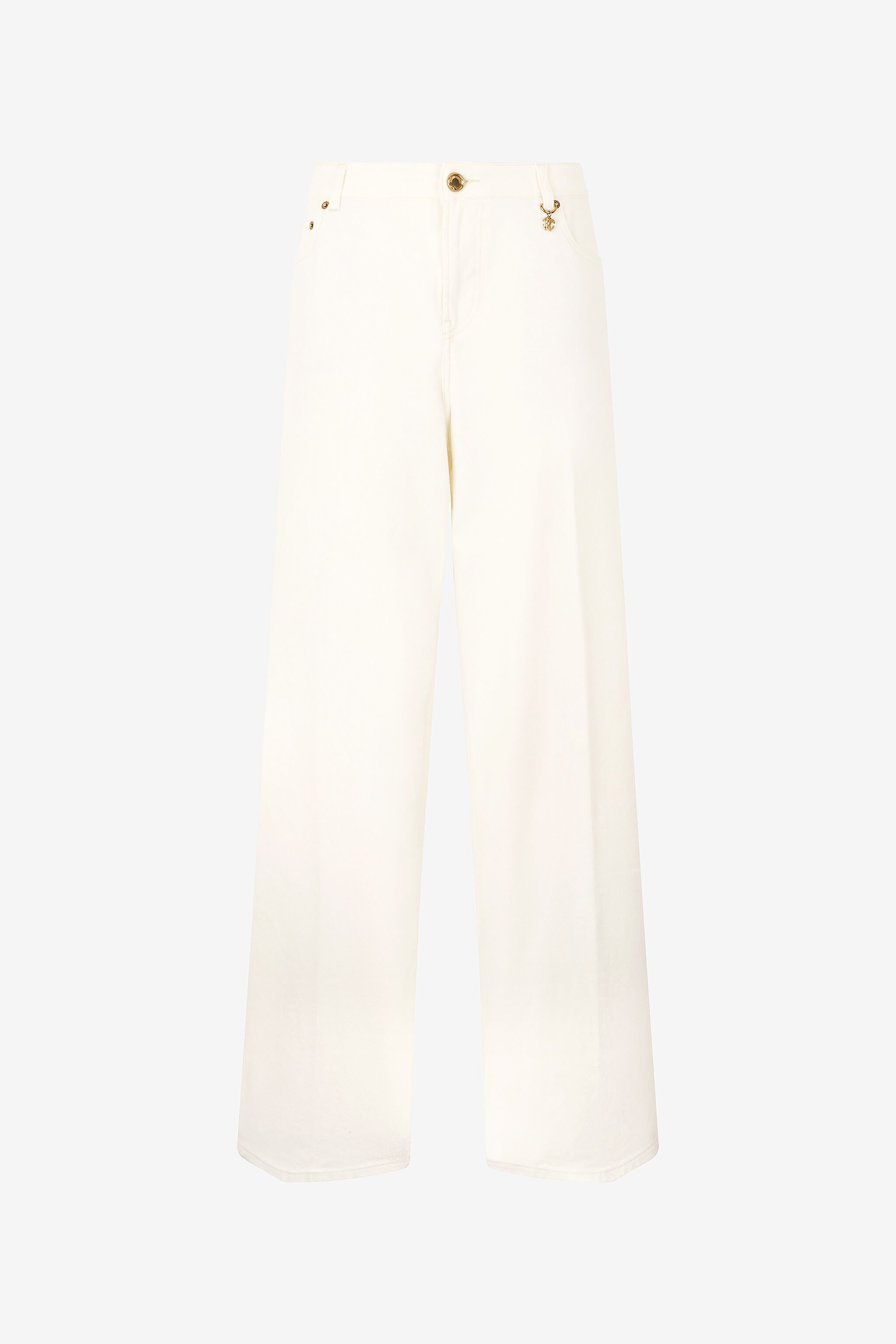 RC Python-Print Palazzo Pants IVORY UKJ207-KGN53