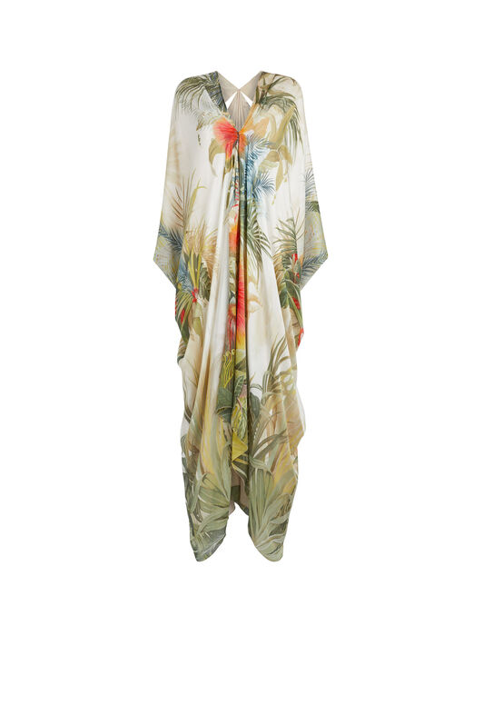 RC Caftan à imprimé Le Monde Vegetale MULTICOLOR KWT901-CTV45