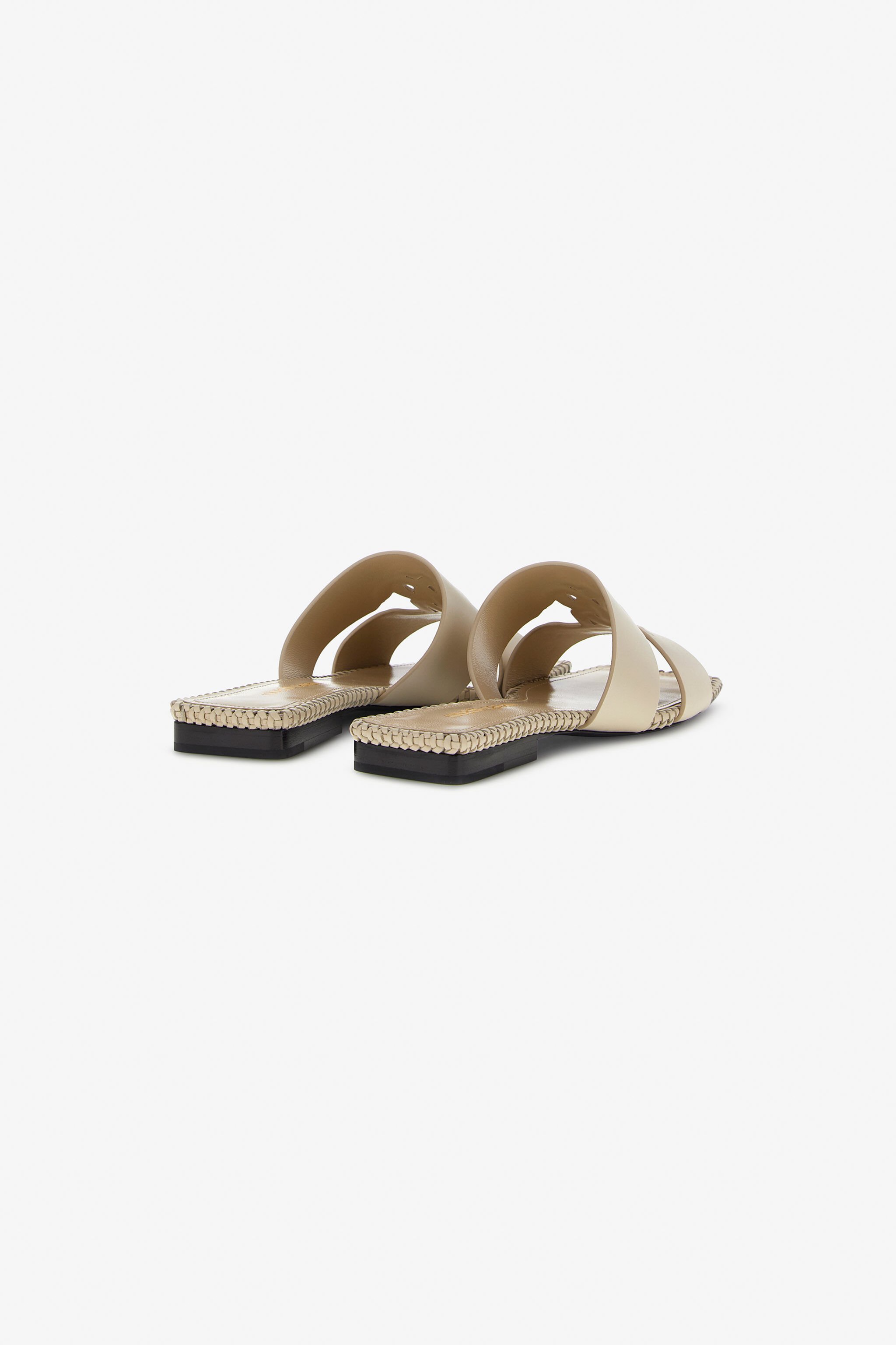 RC Sandali bassi con logo RC Avorio SKS018-PZ172