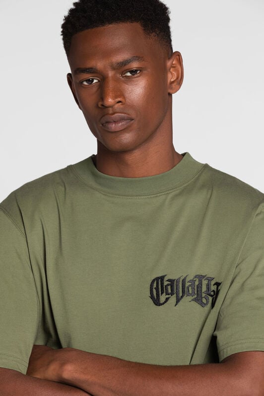 RC Crystal-Embellished Logo-Print T-Shirt RC Crystal-Embellished Logo-Print T-Shirt Green QRT61A-JD060