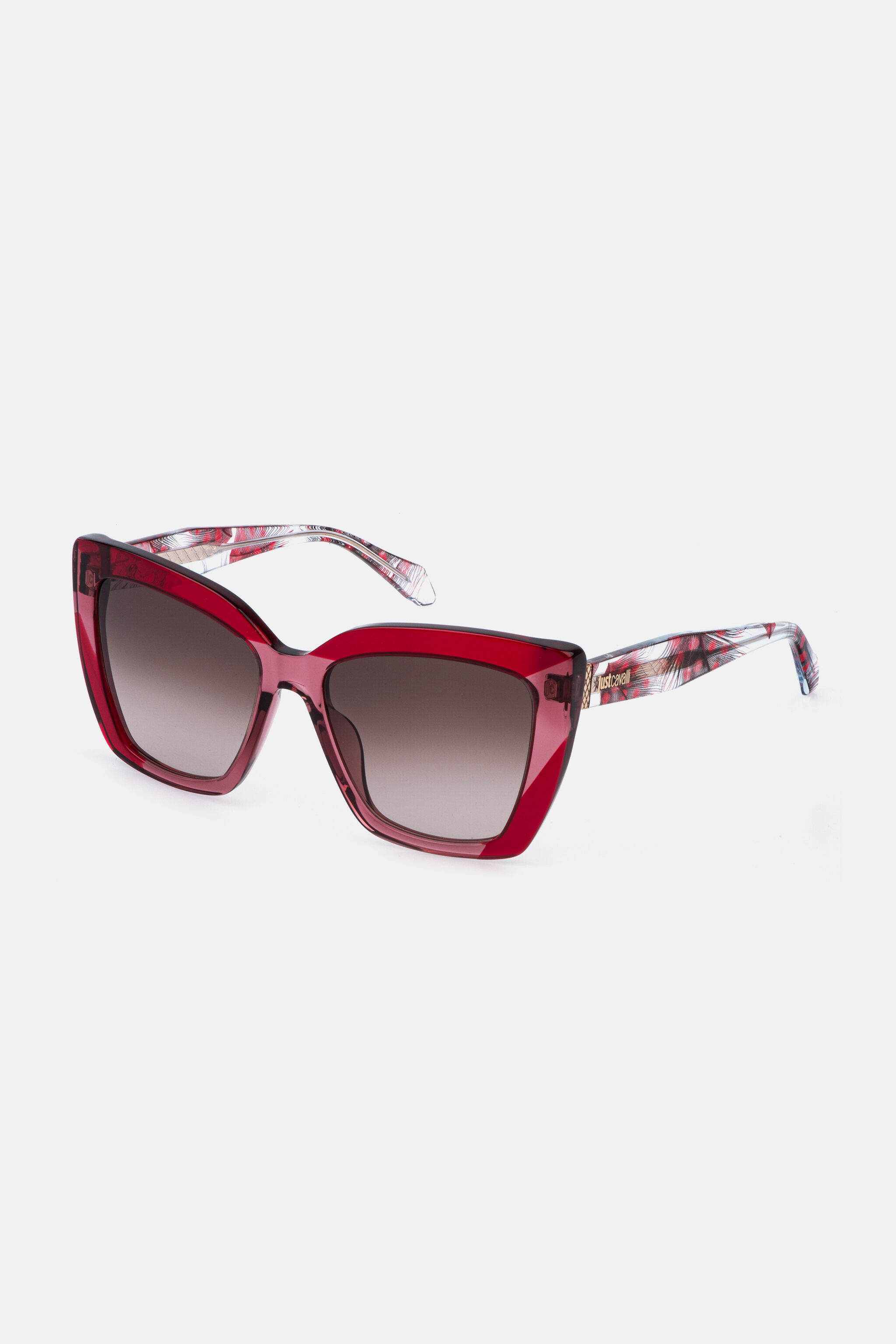 JC Easy to wear sunglasses SHINY TRANSP.BORDEAU VALD30-ID272