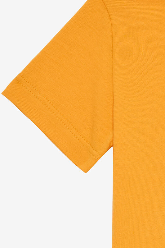 JU Polo De Algodón Con Parche Naranja UJT641-JD001