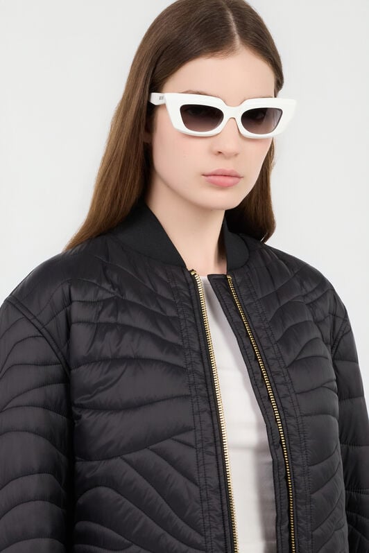 JC Gafas de sol con diseño llamativo en la parte frontal SHINY WHITE SNOW VALD31-ID273