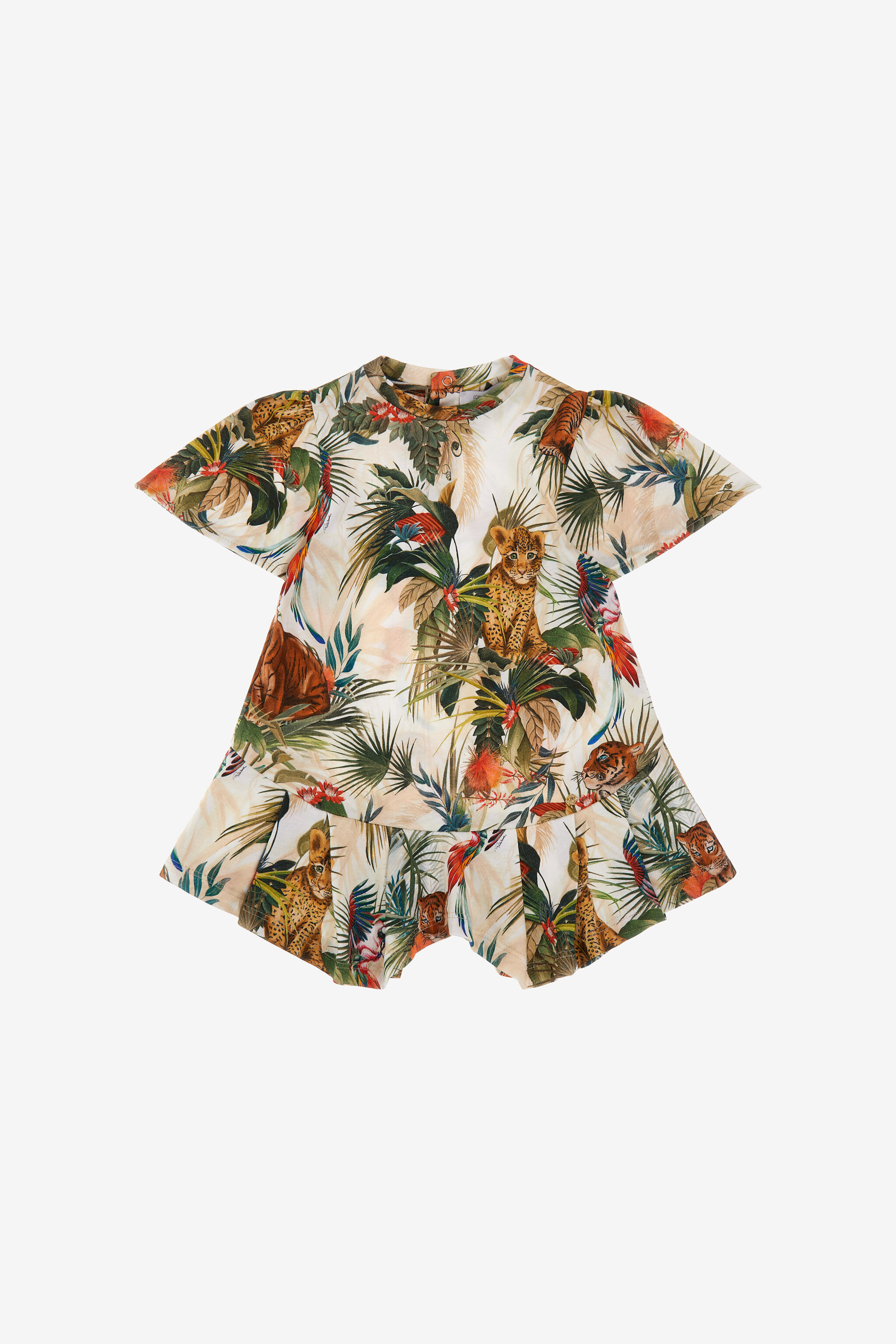 JU Jungle print dress Grün SJT135-JFI95