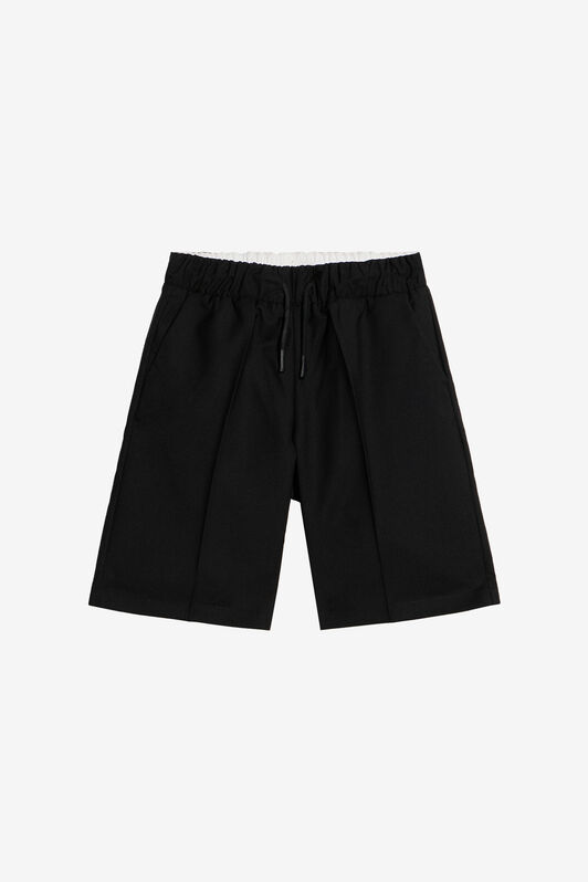 JU Schwarze Bermudashorts BLACK WJT21T-VI044