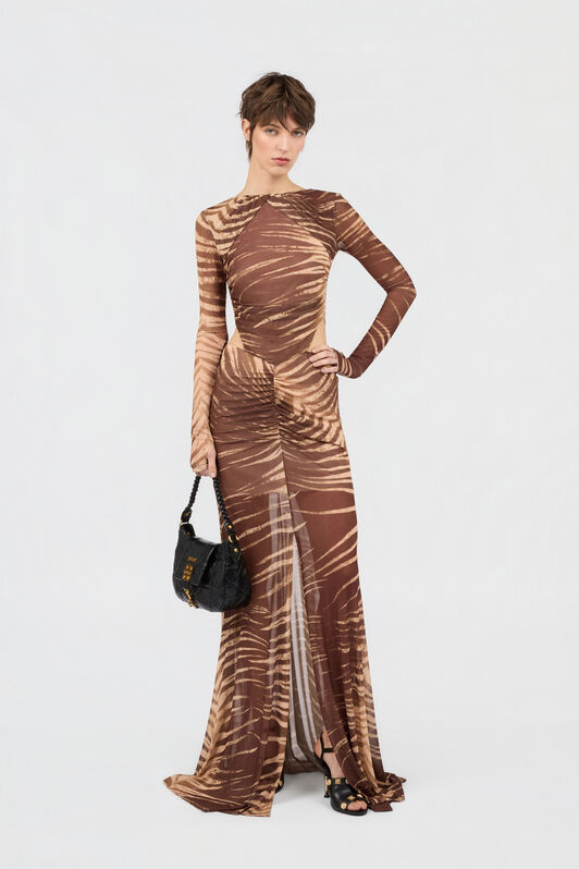 JC Abito Stampa Natural Barb SABBIA WFT307-WF705