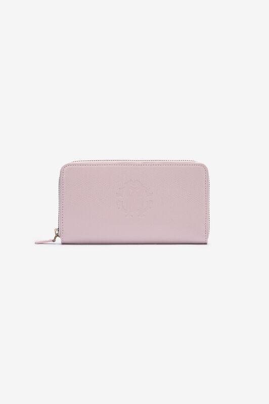 RC Portafoglio in pelle con Monogram RC Rosa OOA00B-PZ015