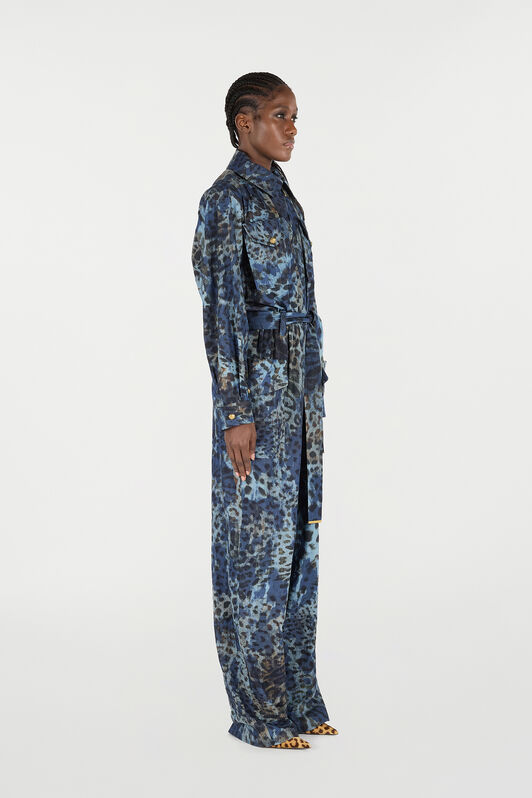 RC Jumpsuit with Animal Print RC Jumpsuit with Animal Print BLU/MARRONE VQJ155-VT010