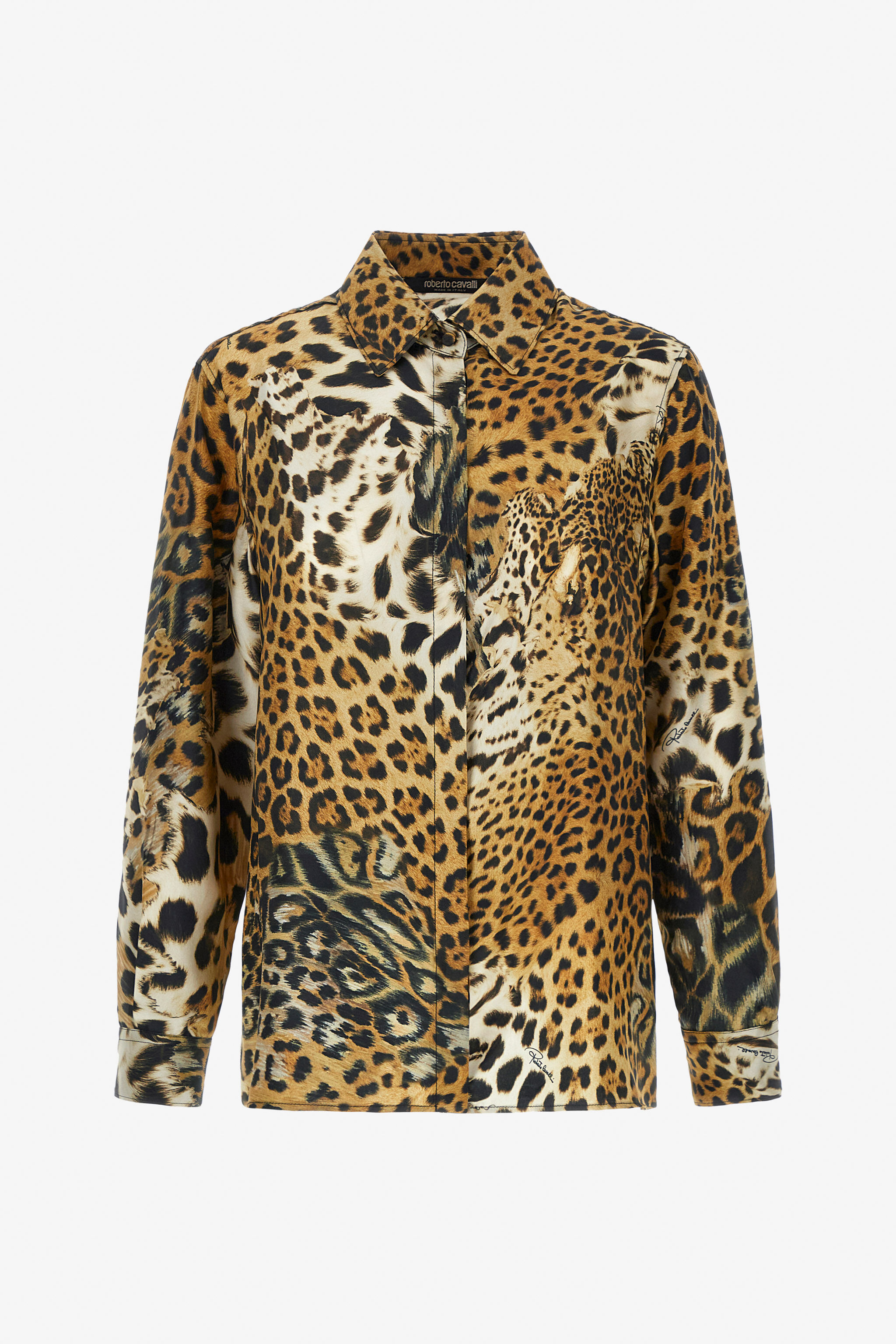 RC Jaguar Skin print shirt Light Brown SKT704-4QG34