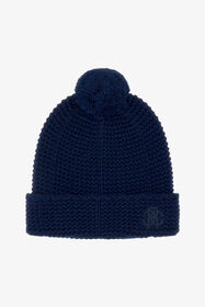 ${brand} Dunkelblaue Mütze Aus Kaschmirmischung ${colorDescription} ${masterID}