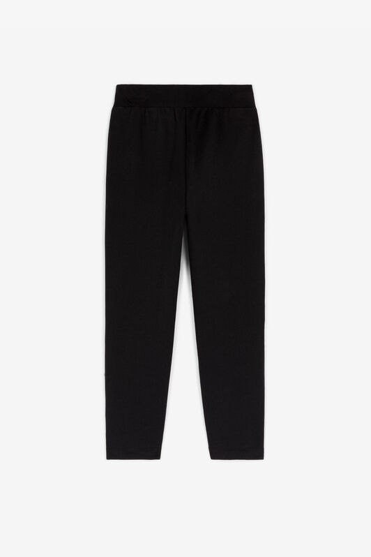JU Jogginghose mit Knöpfen Schwarz RJT243-CF050