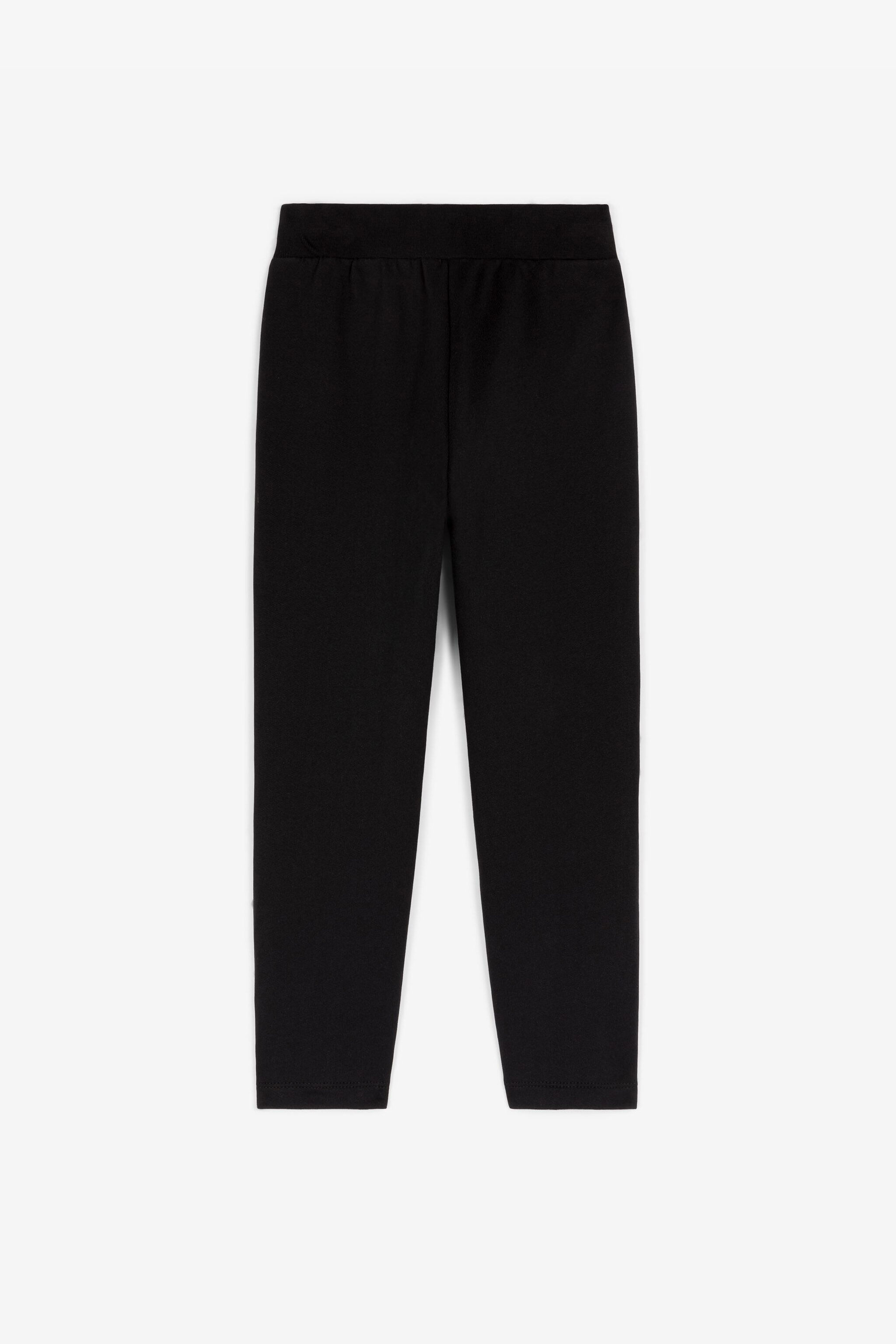 JU Jogginghose mit Knöpfen Schwarz RJT243-CF050