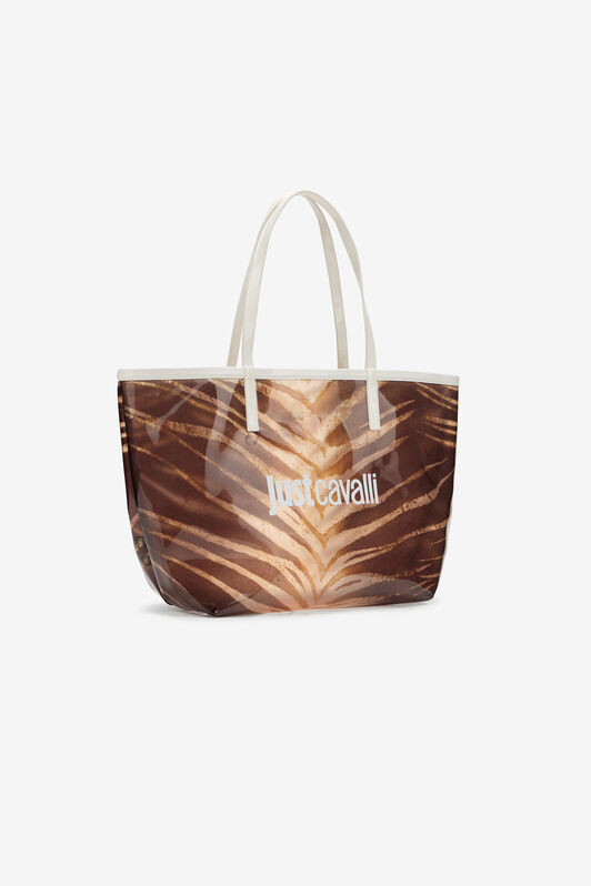 JC Bolsa De Compra Con Estampado Natural Barb 751 BEIGE + 709 MARR WFB119-WF449