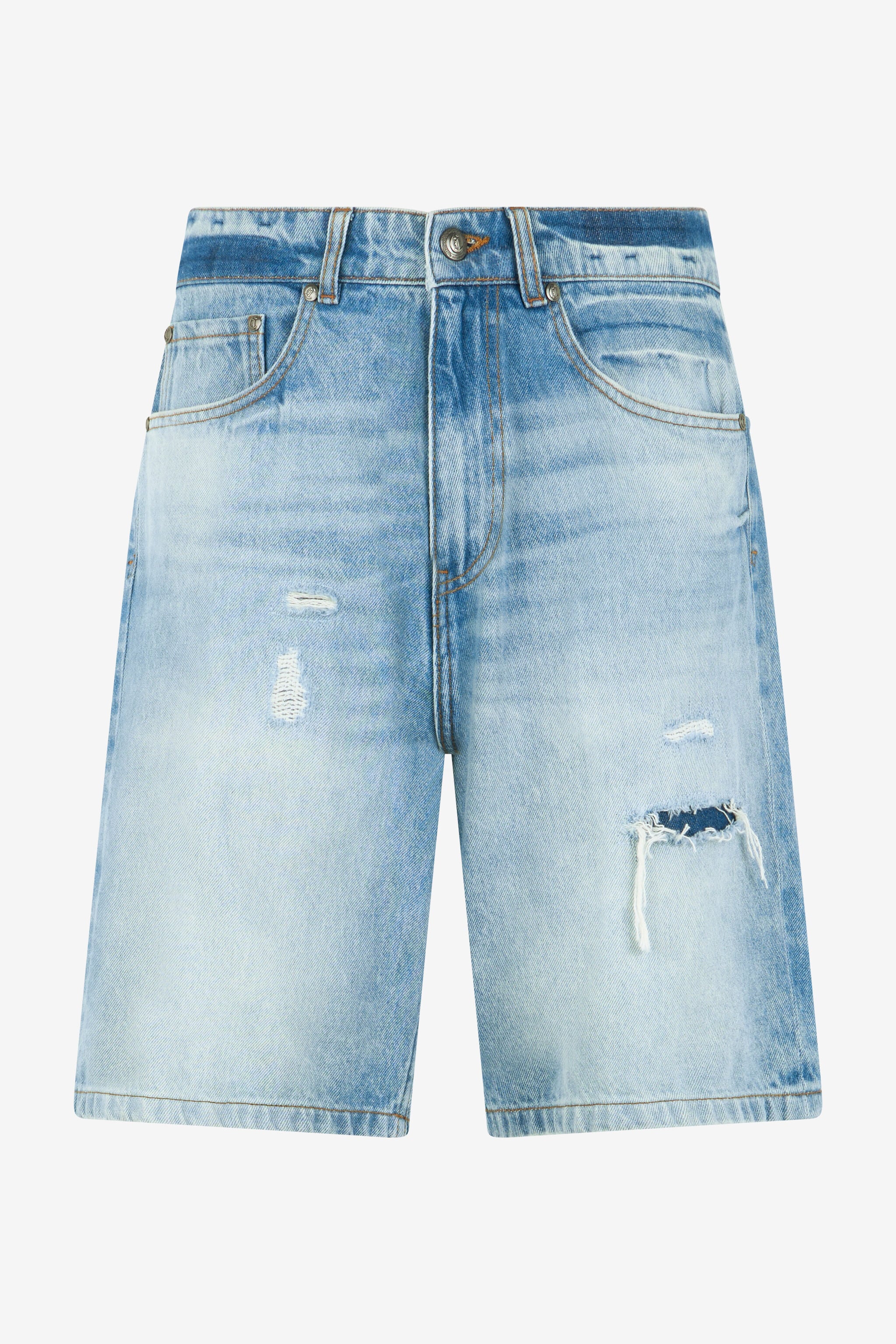 JC Blue Denim Bermuda Shorts INDIGO WFT025-WF052
