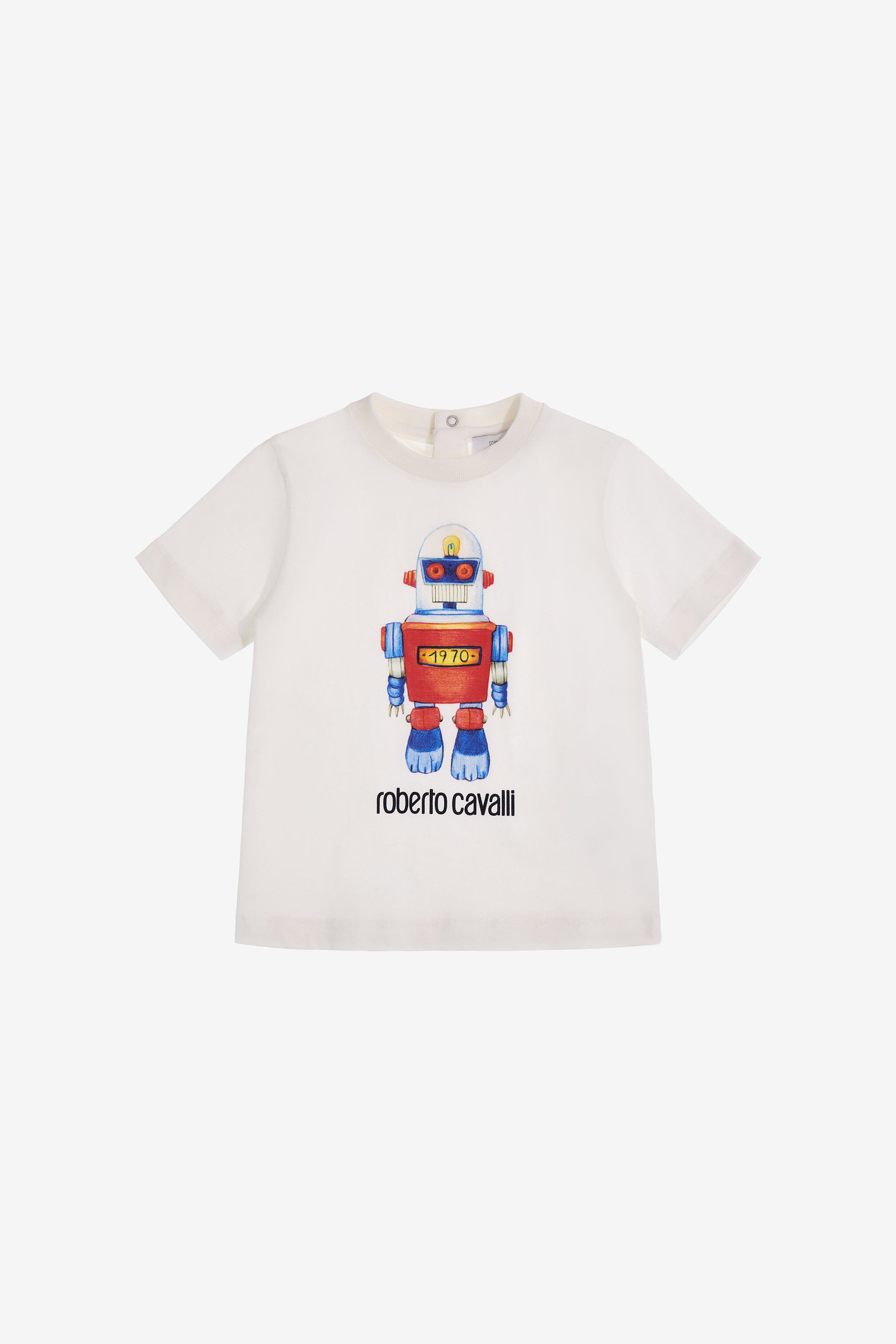 JU T-shirt with Robot print White SJT612-JD001