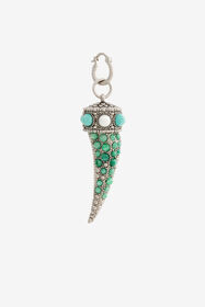 ${brand} Tiger Tooth embellished earrings ${colorDescription} ${masterID}