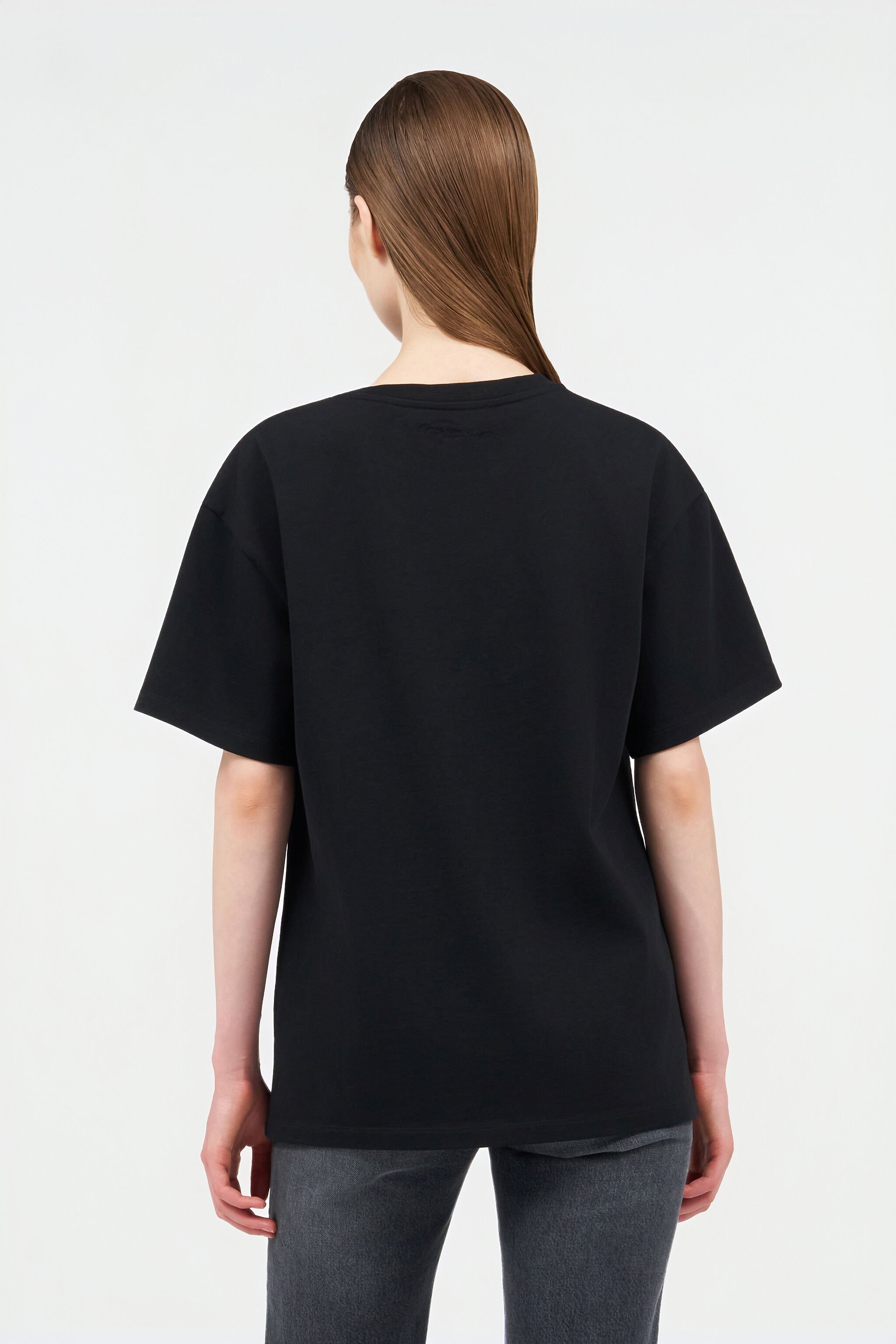 RC T-shirt in Cotone con Tigri RC T-shirt in Cotone con Tigri BLACK WQT62B-JD028