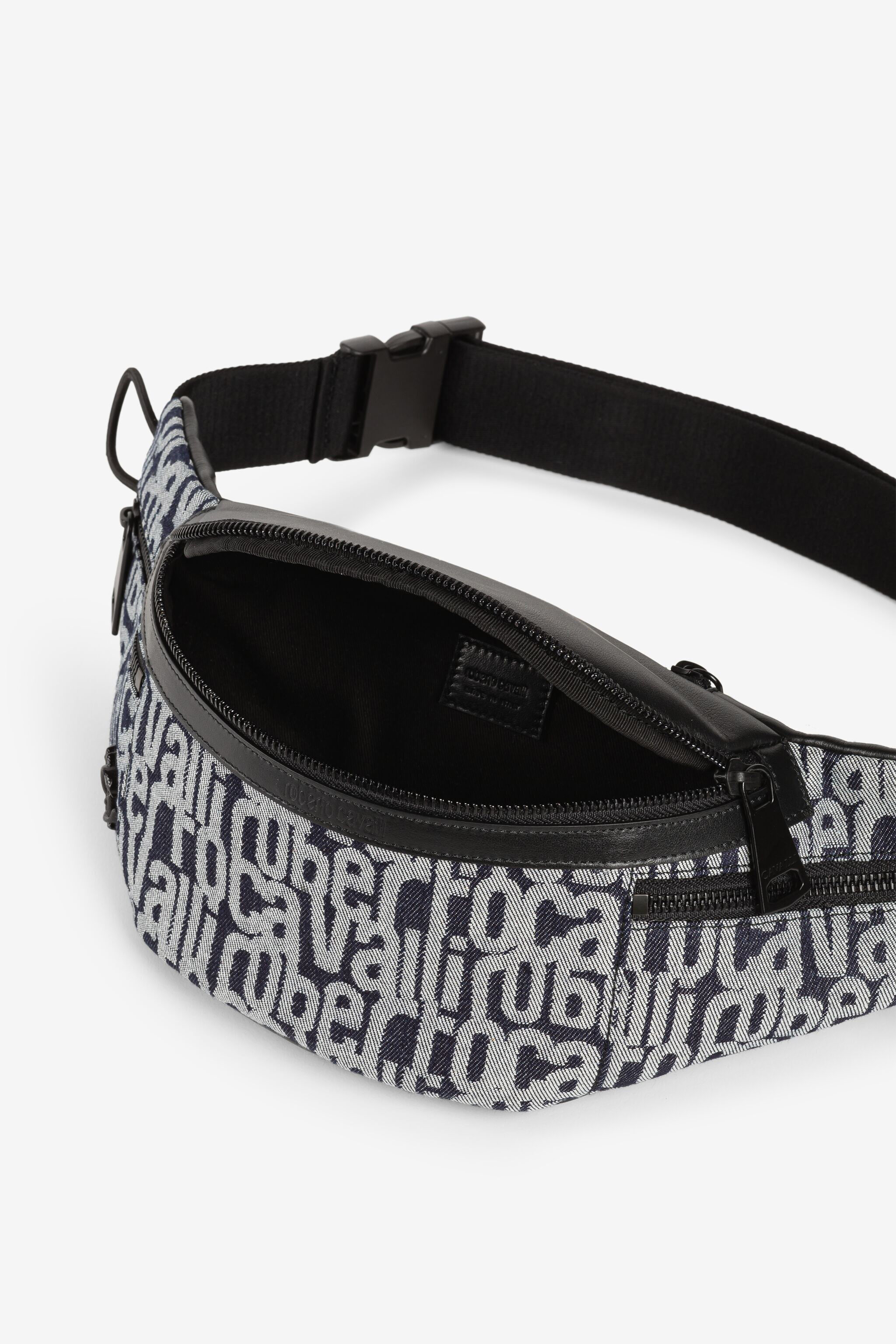 RC Logo-Jacquard Belt Bag Dark blue/Dark gray RRB003-FKJ01