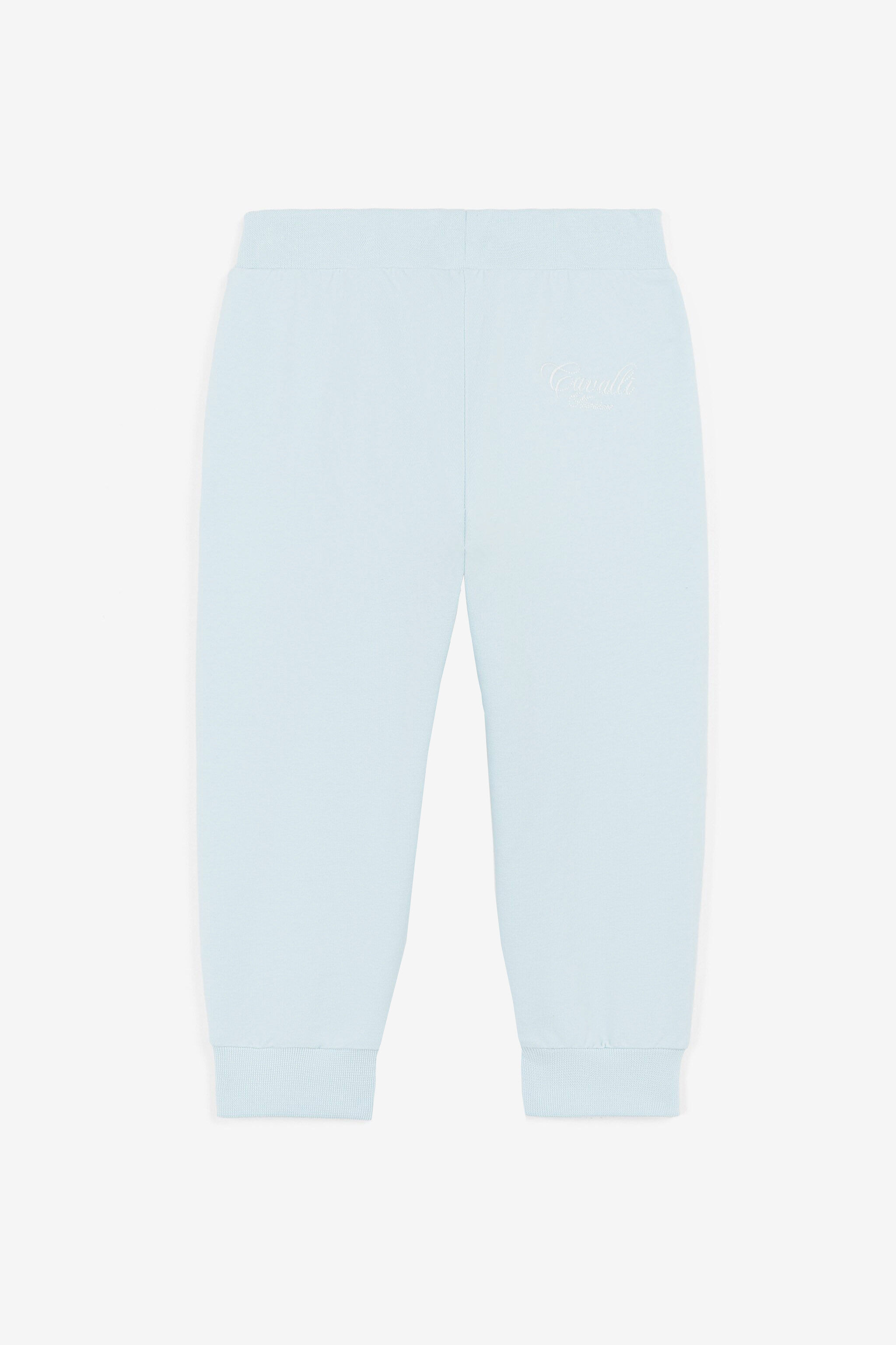 JU Logo-Embroidered Sweatpants Light blue OJT20Z-ISA2J