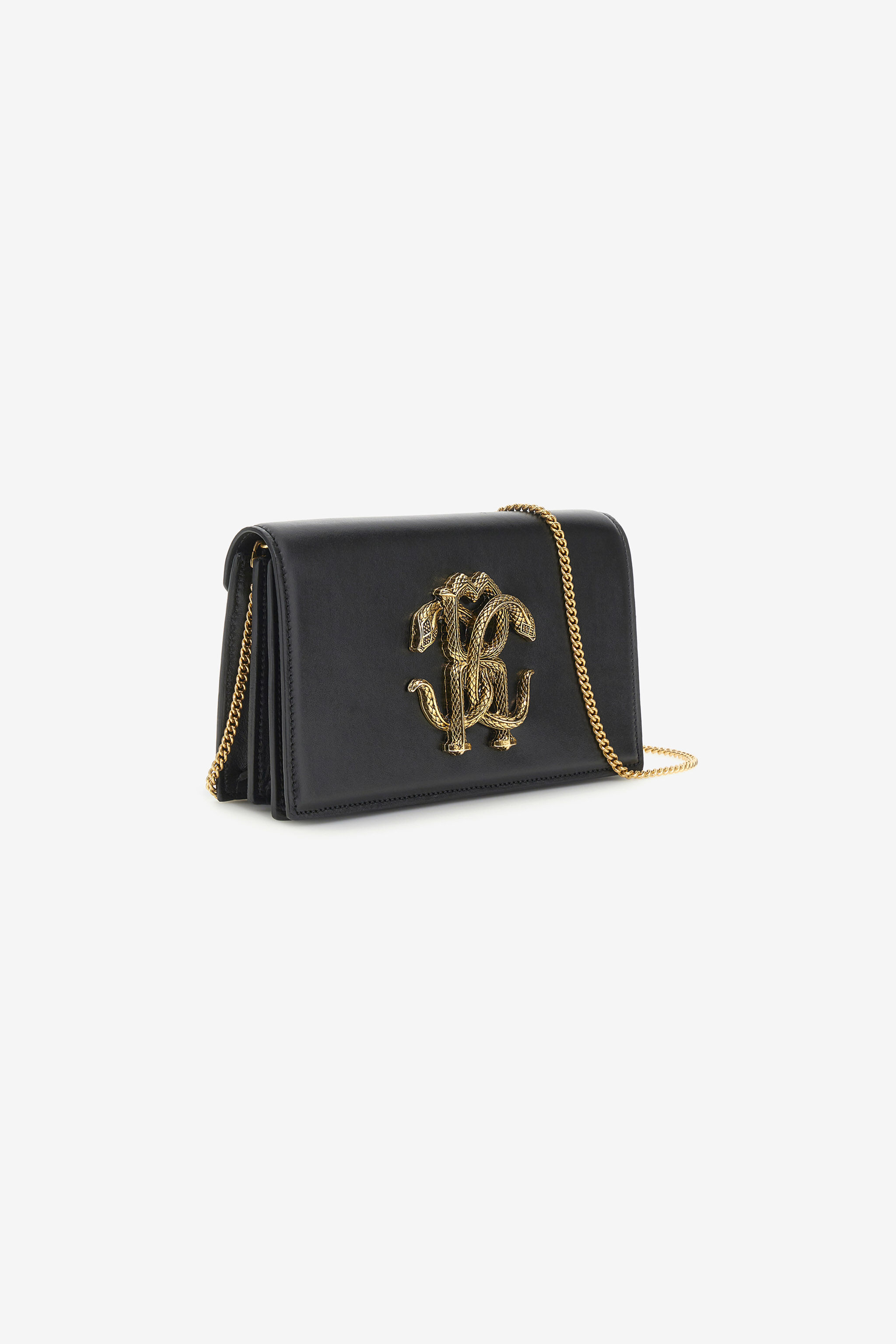 RC Mirror Snake Shoulder Bag Schwarz KWB112-PZ132