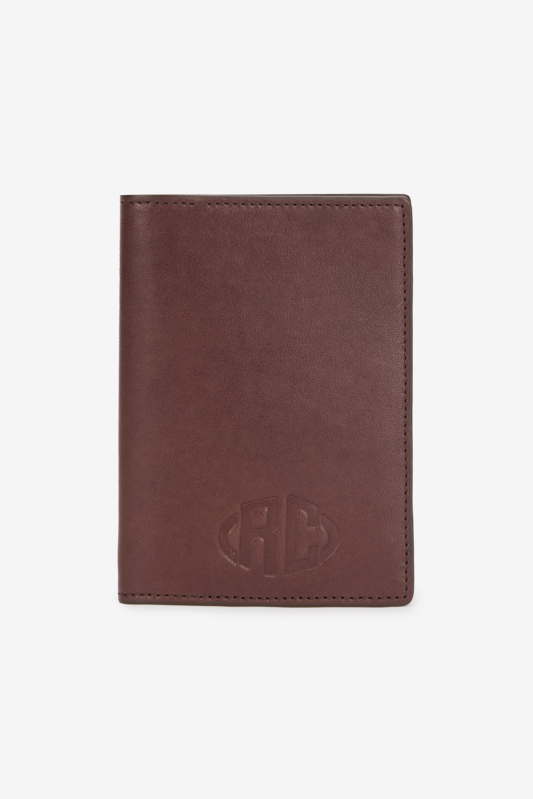 RC Bi-Fold Wallet with RC Monogram Brown VRA002-PGB00