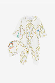 ${brand} Filigree-Print Babygrow Set ${colorDescription} ${masterID}