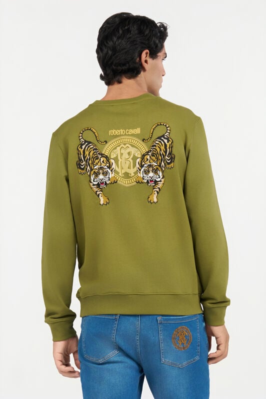 RC Sudadera Verde con Logo GREEN OLIVE QOT66C-CFU50