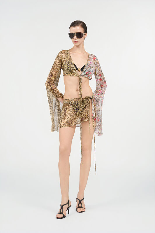 RC Pareo in Seta Stampa Baby Jaguar MULTICOLOR WQW009-HNR31