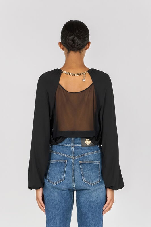 JC Women long-sleeve t-shirt JC Women long-sleeve t-shirt BLACK RKT879-RK385