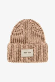 ${brand} Ribbed Alpaca Blend Beanie with Logo ${colorDescription} ${masterID}