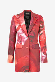 ${brand} Langer Blazer Mit Print Rose ${colorDescription} ${masterID}